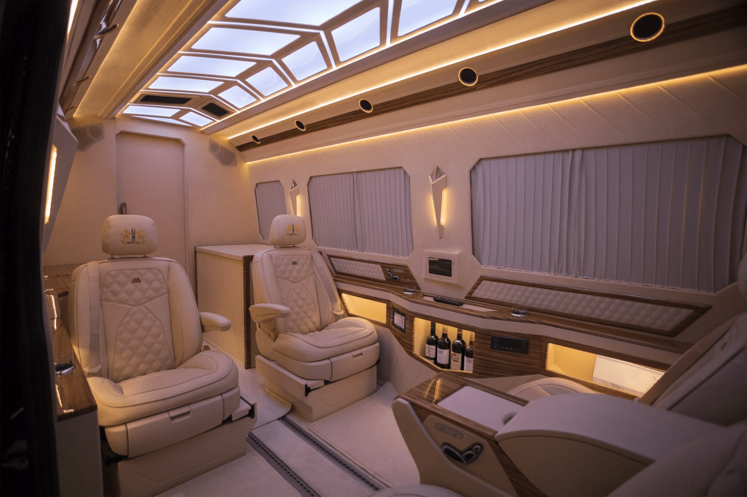 interior sprinter vip infinity luxe chauffeur